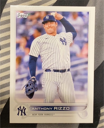 2022 Topps #242 Anthony Rizzo — front