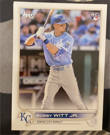 2022 Topps #660 Bobby Witt Jr. Rookie Image Variation — front