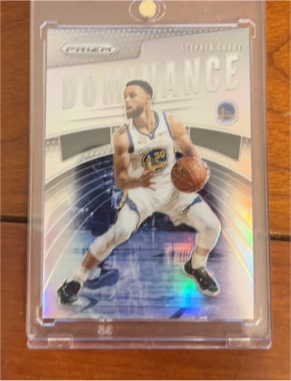 2019-20 Panini Prizm Dominance #24 Stephen Curry — front