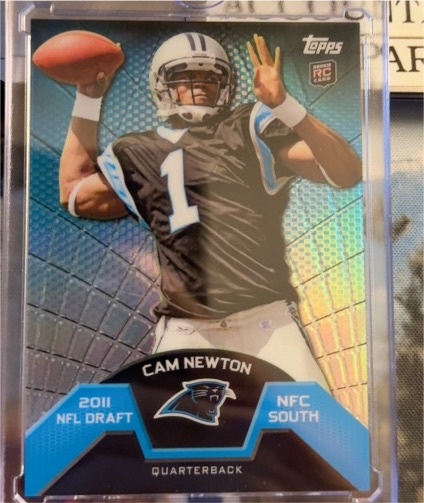 2011 Topps #TMB-1 Cam Newton Rookie Refractor — front