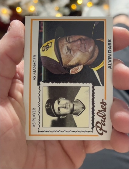 1978 Topps #467 Alvin Dark — front