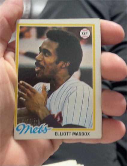1978 Topps #442 Elliott Maddox — front