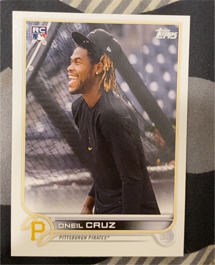 2022 Topps #537 Oneil Cruz Rookie Image Variation SP — front