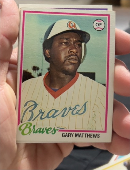 1978 Topps #475 Gary Matthews — front