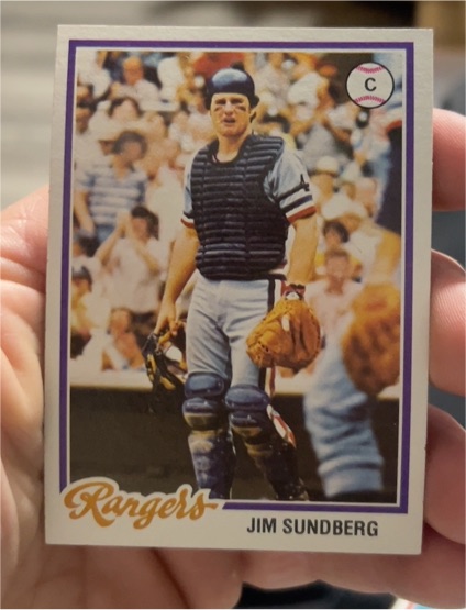 1978 Topps #492 Jim Sundberg — front