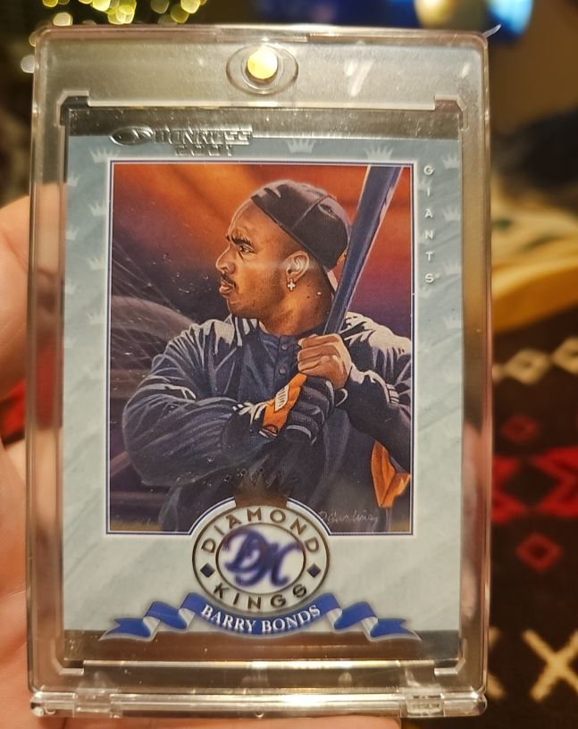 2001 Donruss Diamond Kings #DK-1 Barry Bonds — front