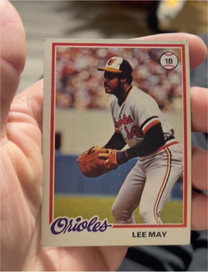 1978 Topps #640 Lee May — front