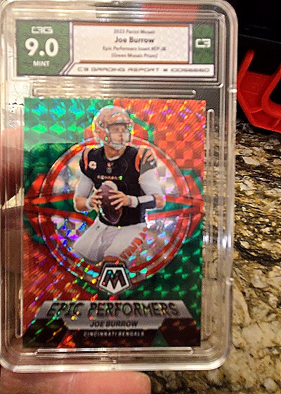 2023 Panini Mosaic Epic Performers #Joe Burrow — front