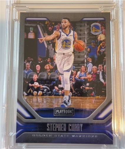 2019-20 Panini Chronicles Playbook #166 Stephen Curry — front