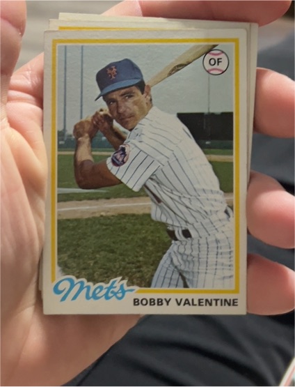 1978 Topps #712 Bobby Valentine — front