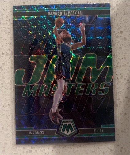 2024-25 Panini Mosaic Jam Masters #18 Dereck Lively II — front