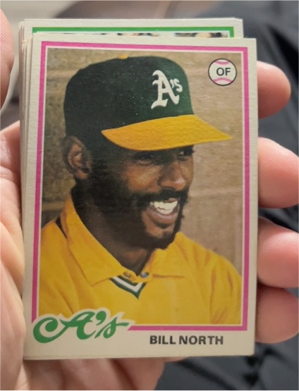 1978 Topps #163 Bill North — front