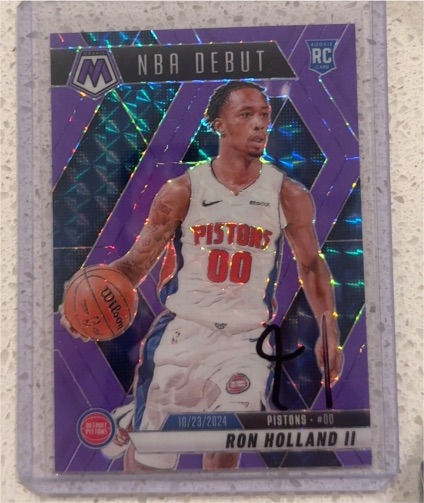 2024-25 Panini Mosaic NBA Debut #258 Ron Holland II — front