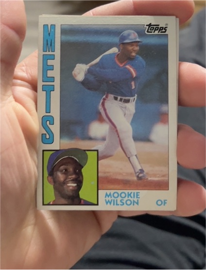 1984 Topps #465 Mookie Wilson — front