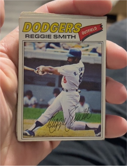 1977 Topps #345 Reggie Smith — front