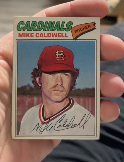 1977 Topps #452 Mike Caldwell — front