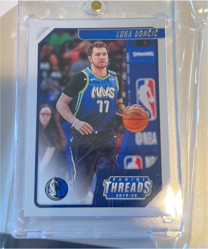 2019-20 Panini Chronicles Threads #100 Luka Doncic — front