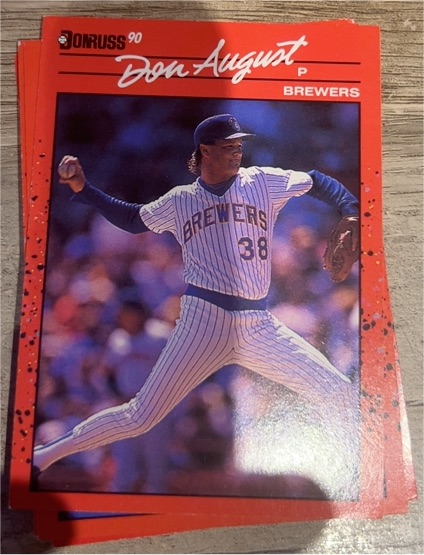 1990 Donruss #617 Don August — front
