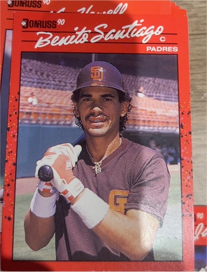 1990 Donruss #465 Benito Santiago — front