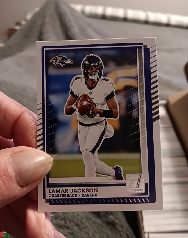 2025 Donruss #102 Lamar Jackson — front