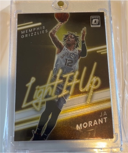 2021-22 Donruss Optic #6 Ja Morant Light It Up — front