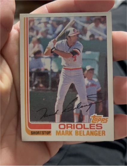 1982 Topps #776 Mark Belanger — front