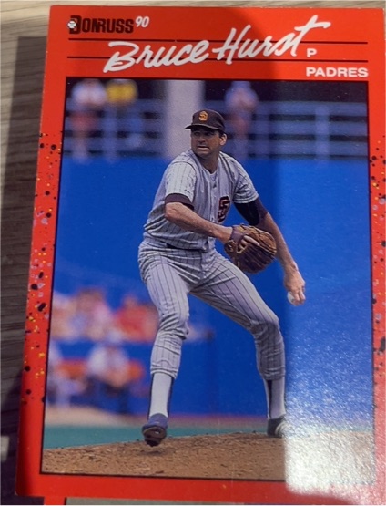 1990 Donruss #183 Bruce Hurst — front