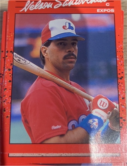 1990 Donruss #224 Nelson Santovenia — front