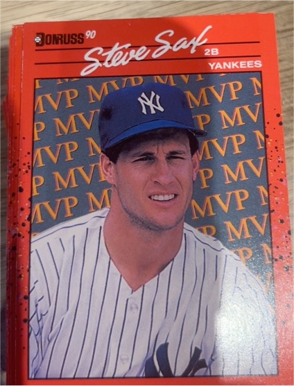 1990 Donruss MVP #BC-22 Steve Sax — front