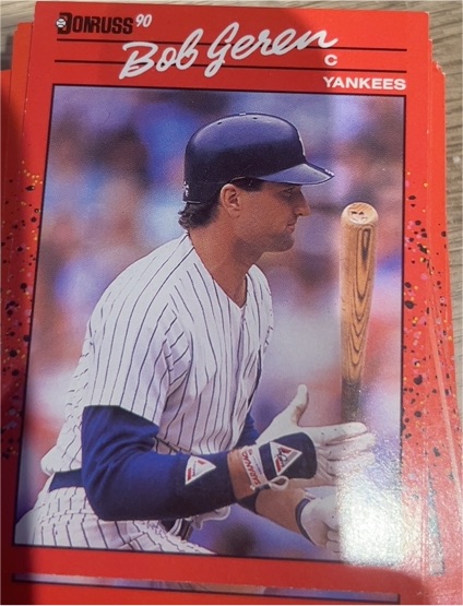 1990 Donruss #395 Bob Geren — front