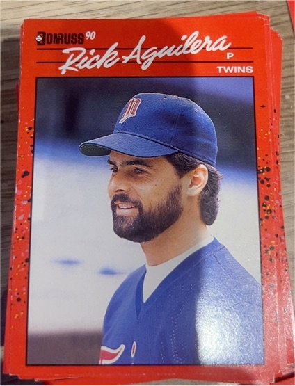 1990 Donruss #391 Rick Aguilera — front