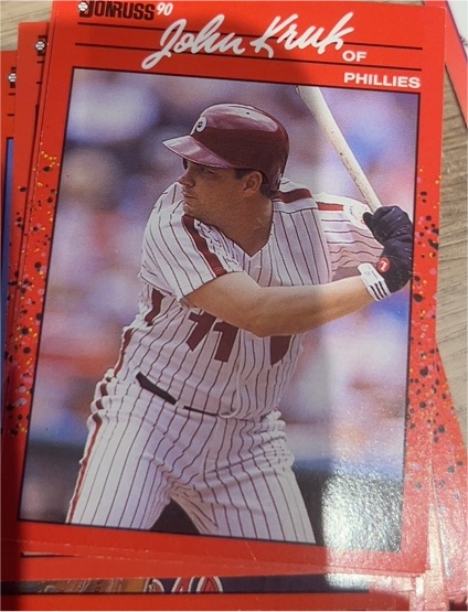 1990 Donruss #160 John Kruk — front