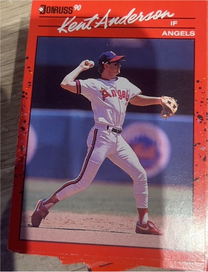 1990 Donruss #490 Kent Anderson — front
