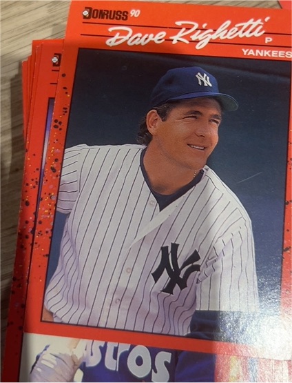 1990 Donruss #311 Dave Righetti — front