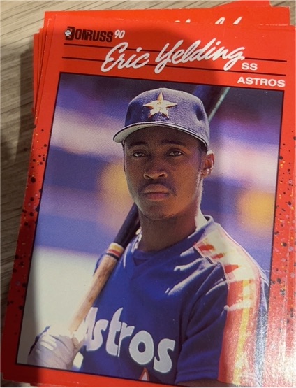 1990 Donruss #123 Eric Yelding — front