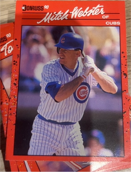 1990 Donruss #137 Mitch Webster — front