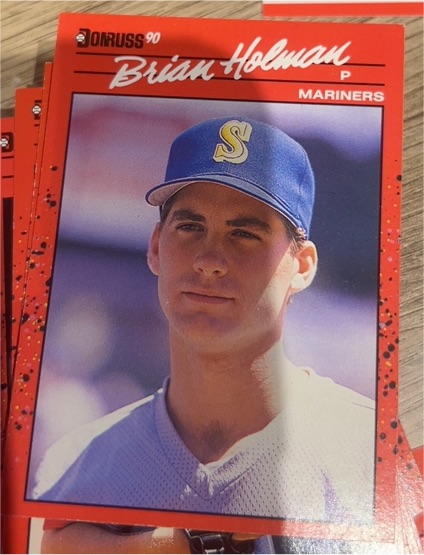 1990 Donruss #143 Brian Holman — front