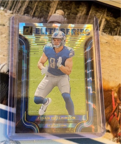 2022 Panini Donruss Elite Series Rookies #ESR-12 Aidan Hutchinson — front