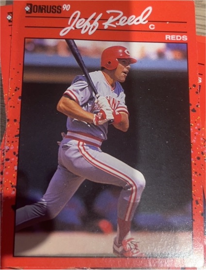 1990 Donruss #351 Jeff Reed — front
