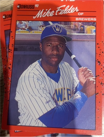 1990 Donruss #609 Mike Felder — front