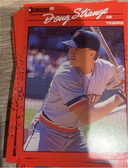 1990 Donruss #535 Doug Strange — front