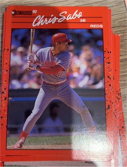 1990 Donruss #242 Chris Sabo — front