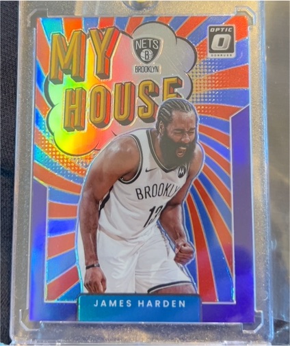 2021-22 Panini Donruss Optic #13 James Harden My House Brooklyn Nets — front