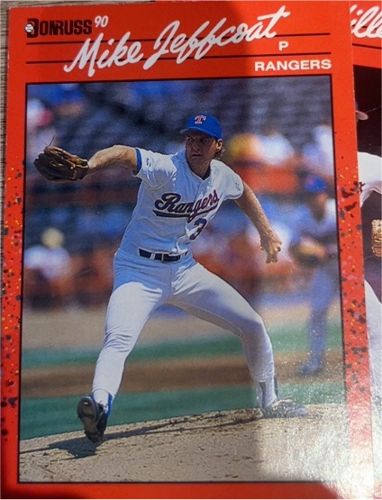 1990 Donruss #521 Mike Jeffcoat — front