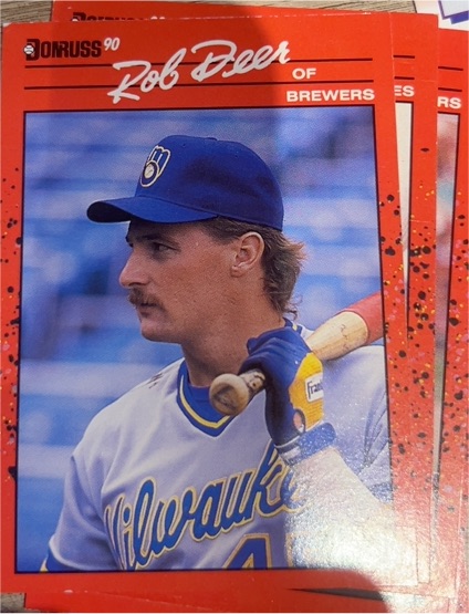 1990 Donruss #55 Rob Deer — front