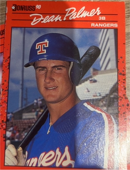 1990 Donruss #529 Dean Palmer — front