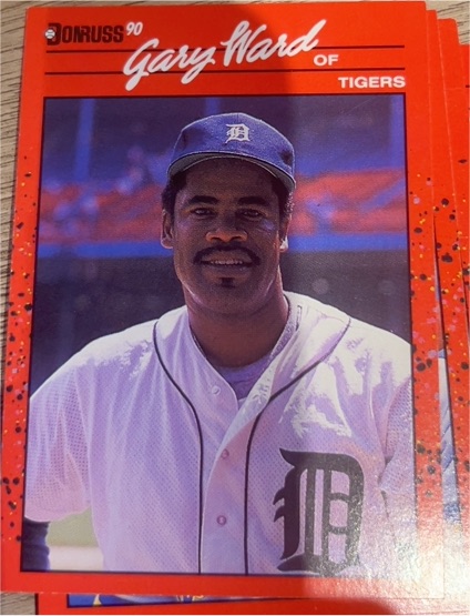 1990 Donruss #621 Gary Ward — front