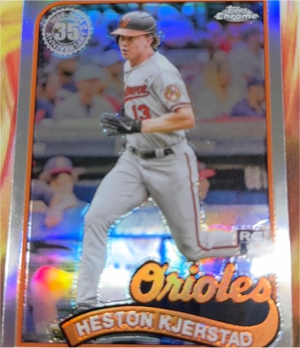 2024 Topps Chrome 1989 #89CB-18 Heston Kjerstad — front