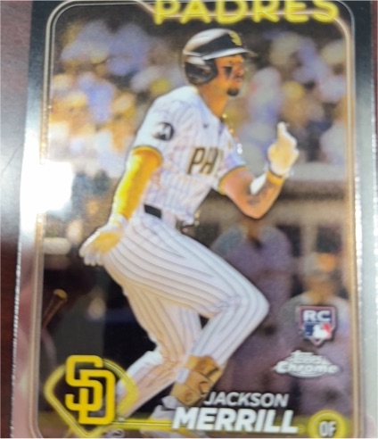 2024 Topps Chrome #207 Jackson Merrill — front
