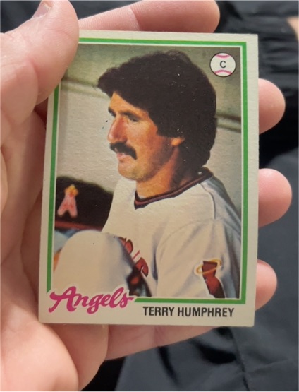 1978 Topps #71 Terry Humphrey — front